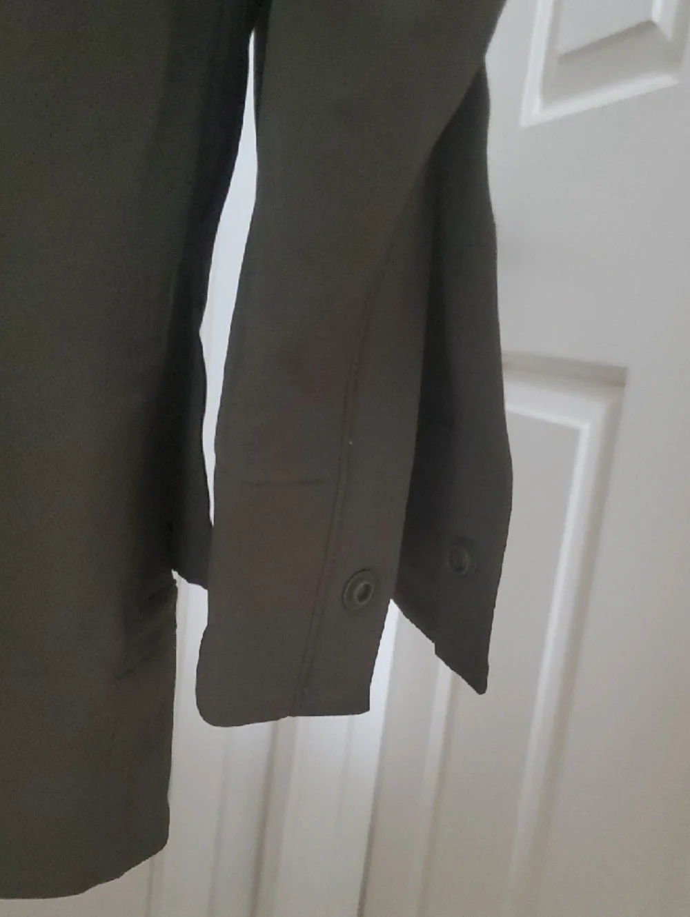 lululemon athletica Olive Green Military-Style Utility Jacket - Picture 6 of 7